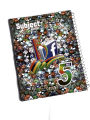 5 Subject Notebook- Spiral Notebook Large Size 8.5" x 11"- A4 Size. 