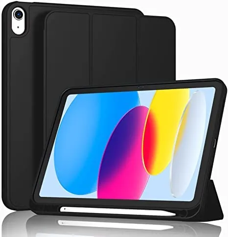 iPad mini 6 2021 Cover with Pencil Holder, Trifold Stand Protective Case