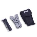 9 in 1 Stainless Steel Multitool Small Pocket Size Multifunctional Multitool Plier Pocket Size Light Weight Survival Tool Gadget Kit With 11 Piece Bit Set Screwdrivers White Multi Tool All In One For Multipurpose IMulti-Tool Kit for All type of situations. 