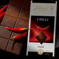 Lindt Excellence Chilli Dark Chocolate 100 Gm Pack. 