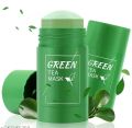 Green Mask Stick Deep Clean Black Head Stick Mask Remover Moisturises Oil Control Skin Green Face Mask Cleans Pores Dirt. 