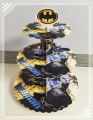 BATMAN THEME CUPCAKE STAND 3 TIERS CUPCAKE STAND. 
