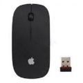 Slim Black Optical USB Wireless Mouse with 3-Button Ergonomic Design | Micro Slim Wireless Mouse | Rechargeable and Portable for Work | School or Travel Gaming |PC Computers, Laptops | Black. 
