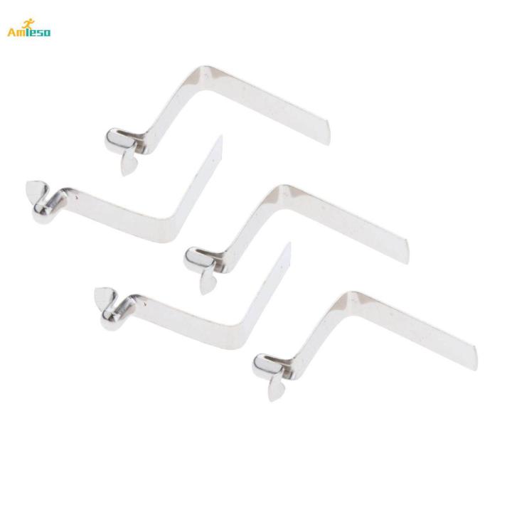 2x 5pcs Kayak Paddle Spring Clips Tent Pole Clips Push Button Spring Snap Clip Awning Accresories Locking Tube Pin