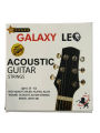 Acoustic Guitar Strings Set - All 6 Strings - Full pack - Original Galaxy Leo Product. 