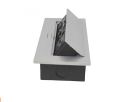 Multi Function Switch Socket Pop-up Technology Box for table, Desktop Pop up Socket with two universal power socket, network port , telephone port HDMI, VGA & USB. 