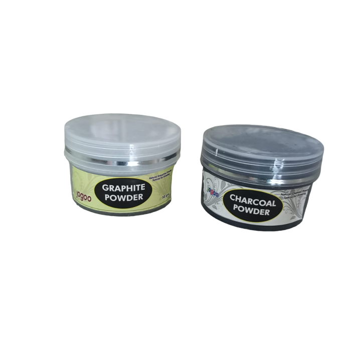Charcoal / Graphite Powder 50g For Painting-Art Supplies-Sketching Powder-100% Premium Drawing Charcoal-Dark Pigment Powder