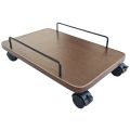 Under Desk Computer CPU Stand on Wheels / CPU Tower Box Caddy / CPU Trolley. 