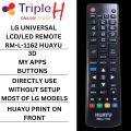 LG LCD Remote For All LG LCD / LED / Plasma TV Remote Control Original Huayu RM-L1162 L Series Use Directly Without Setup. 