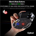 Free Wolf X8 Silent 2.4GHz 2400DPI 6 Keys Wireless Optical Mouse USB Receiver. 