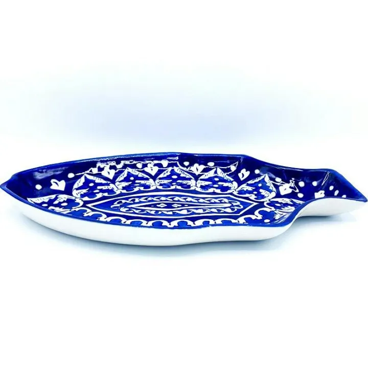 Blue%20pottery%20fish%20serving%20dish%20hand%20crafted%20&%20Hand%20painted%20-%20Image%203