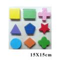 Wooden Geometric Shapes Puzzle Level 1. 