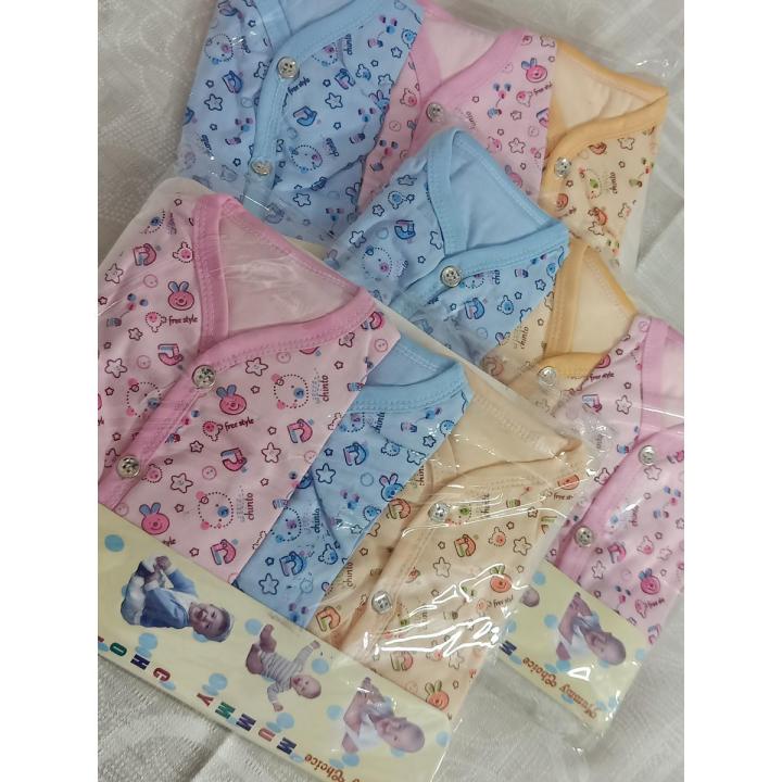 Pack of 3 - New Born Baby 3 Piece Suit - Shirt and Pajama and Cap - Cotton Stuff - Summer Collection - Multicolors - Baby Clothes - Best Quality