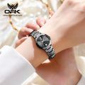 OPK Watch for Women  Waterproof Fashion Korean Style Diamond Dial Luminous Calendar Stainless Steel Ladies Relo 8105. 