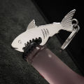 Metal Shark Bottle Opener Keychain Beer Opener Soda Drink Starter Portable Mini Bottle Opener Birthday Father's Day Gifts. 