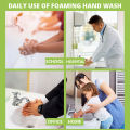𝐖𝐁𝐌 - Foaming Hand Wash 300ml Apple And Kiwi - Antibacterial Liq𝔲id Hand Wash. 