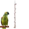 UK Bird Toys 4 feet Birds Cotton Climbing Rope Toy Bird Rope Toy for Parakeets Cockatiels Macaw, African Grey Parrot. 