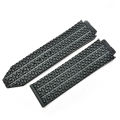 Watch accessories suitable for Hublot silicone Big Bang watch strap 25X17mm convex head watch strap. 