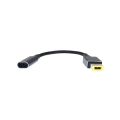 100W USB Type C Female to Square Plug Converter USB-C Fast Charging Cable Laptop Dc Power Adapter Connector for Lenovo Thinkpad. 