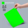 Fluorescent Sticker Paper, A4 For Laser jet Printer. 