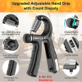 5kg–60kg Adjustable Hand Gripper with Counter – Mechanical Forearm Exerciser for Strength Training & Recovery (Multicolor). 