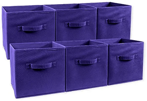 Collapsible%20Storage%20Bins%20-%206%20Pack%20-%20These%20decorative%20fabric%20storage%20bins%20are%20collapsible%20and%20great%20organizers%20for%20shelves,%20closets,%20or%20under%20the%20bed.%20Suitable%20for%20clothes%20or%20to%20store%20children's%20toys%20-%20Image%207
