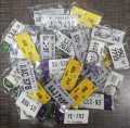 Customized Car and Bike Number Plate Keychain - Metal Keychain. 