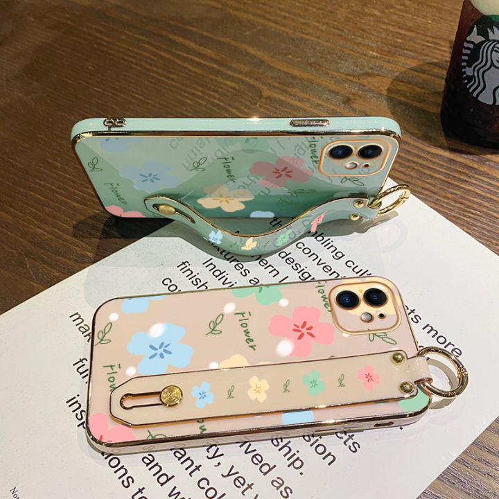 dienya%20For%20OPPO%20F11%20Pro%20Case%20With%20Wristband%20Cartoon%20Cute%20Flower%20New%20Design%20Square%20Edge%20Shockproof%20Phone%20Shell%20Cases%20Pattern%20Plating%20Silicone%20Casing%20Full%20Cover%20Camera%20Thin%20Protection%20SoftCase%20-%20Image%205