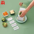 Vegetable Slicer, 5 in 1 Mandoline Slicer for Kitchen, Multifunctional Vegetable Cutter Grater Slicer with 5 Interchangeable Stainless Steel Blades, Potato Slicer Crinkle Cutter Onion Cutter Carrot Julienne Peeler for Salad – Kitchen Accessories. 