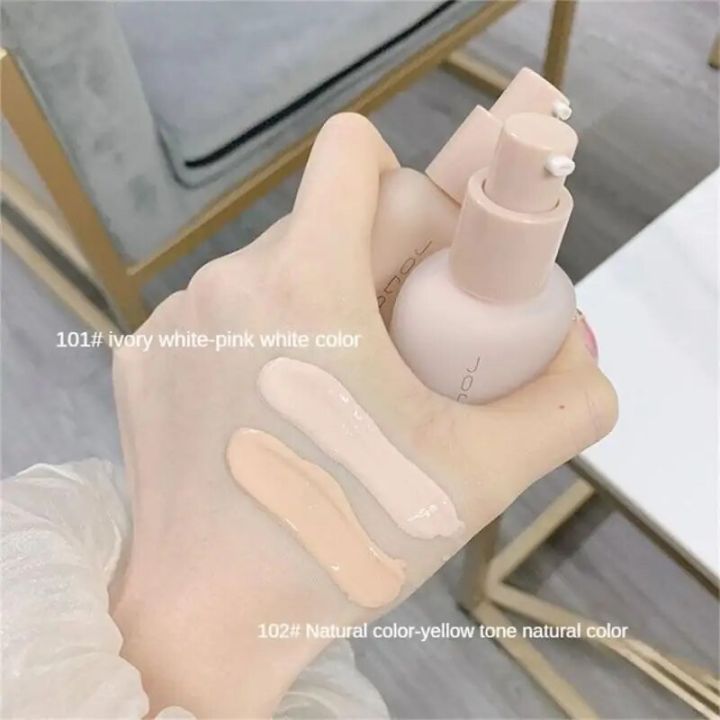 UODO Liquid Foundation High Coverage Makeup Base Lasting Concealer BB Cream Foundation Makeup Waterproof Foundation Female Makeu