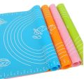 Silicone Baking Mat Extra Large for Pastry, Roti & Dough Rolling with Measurements | Non-Stick Heat-Resistant Baking Sheet | Reusable Rolling Board for Bread, Cookies, Pizza, Chapati | Kitchen Counter Protective Mat. 