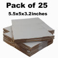 White Packing Boxes for E-Commerce - Packing Material-Gift Boxes(Size 5x5.5x3.2 Inch) Small. 