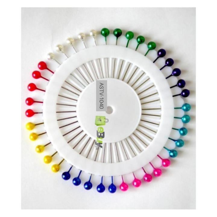 Pack of 3 Hijab Scarf Pins - 40 Pcs Large