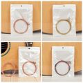 Durable 6 Strings Acoustic Guitar Strings Rainbow Colorful Guitar Steel Strings Red Anti Oxidation Coating Folk Guitar Strings 6 Strings Guitar. 
