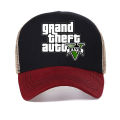 【AMG DEDL MALL】Grand Theft Auto Game GTA 5 cap fashion gta5 fans Mesh breathable Snapback hats Bone Garros. 