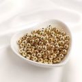 Golden Beads Charms Sewing Decorations Jewelry Findings Handmade Projects Craft Bead - Pack of 100. 
