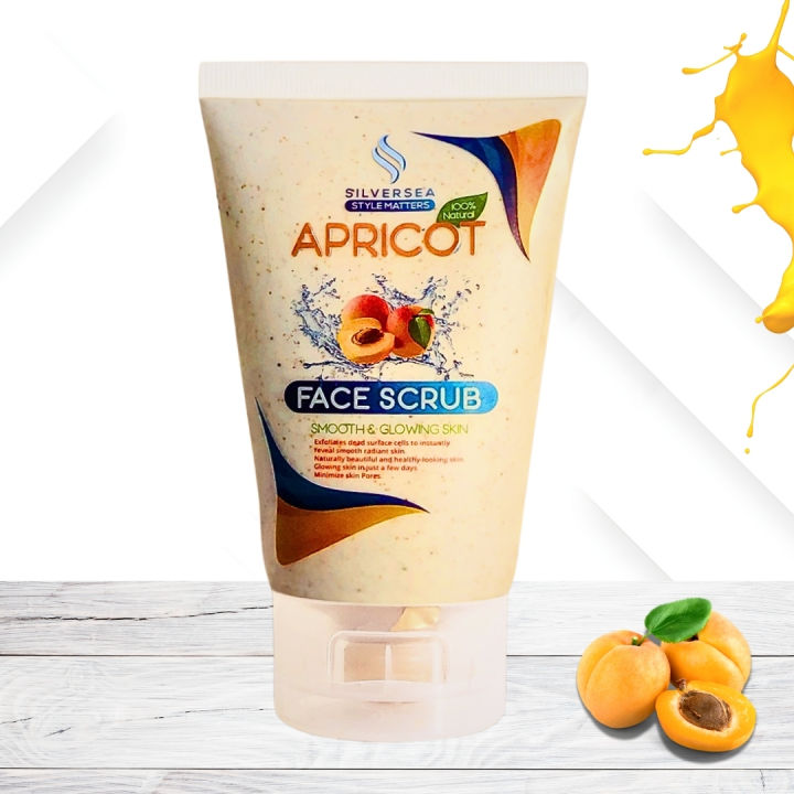 Apricot Face Scrub - Brightening & Exfoliating Scrub For Face & Body - 125g