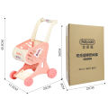 Children's Mock Shopping Cart Play House Toys Mock Baby Trolley Little Girl Supermarket Shopping Cart. 