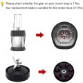 7 Fins Blender Blade Replacement Compatible for Nutri Ninja BL450 Auto IQ Pro Cups for Ninja Blender Replacement Parts. 