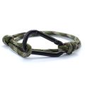 Handmade Paracord Survival Bracelet Simple Rope Outdoor Mountaineer String Braclet For Men Women Warp Jewelry. 