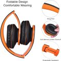 Rydohi Headphones Wireless Bluetooth  (Black-Orange). 