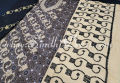 Design-1 Brown Ajrak Embroidered 3 piece Unstitched Dress. 