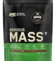 Optimum Nutrition Serious Mass Protein Powder with Creatine & Minerals, High Calorie Mass Gainer, Vanilla Flavour, 3 Servings, 1 kg, Packaging May Vary. 