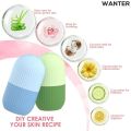 Ice Roller for Face, Pink, 4.5inch Silicone Ice Face Roller, Reusable Ice Cube Roller Massager, Skin Care Tools for Face Eyes Puffiness Brighten & Tighten Skin. 
