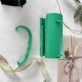 2Piece Gift Wrap Cutter Wrapping Paper Dispenser Cutter Black&Green with Holder Perfect for Christmas Birthdays Weddings Gift Wrap. 