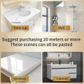 Marble Self Adhesive Waterproof Wallpaper for Kitchen Cabinet Oil Proof Mould Proof Modern Style Bathroom Decoration Wall Size 60*200cm. 