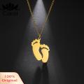 Carat Pendant Necklace Lovely Exquisite Bright Luster Feet Necklace. 