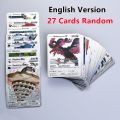 54Pcs 27Pcs Metal Gold Silver Pokemon Cards English Version Charizard Pikachu Trainer Card Game Collection Battle Toys Child Gift. 
