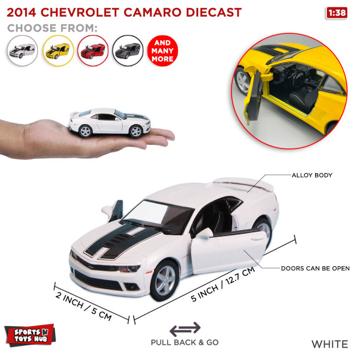 Kinsmart 2014 Chevrolet Camaro 1 38 Scale Sports Metal Diecast Model Toy Car With Pull Back