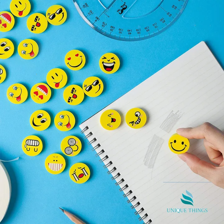 Pack%20of%2020%20%E2%80%93%20Smiley%20Face%20Erasers%20for%20Kids%20/%20Cartoon%20Eraser%20Emoji%20Stylish%20Erasers%20for%20Girls%20/%20Cute%20Erasers%20Pencil%20-%20Image%2010